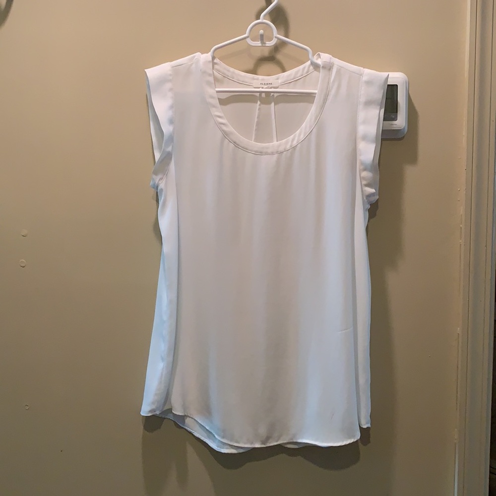 Light white Pleione blouse